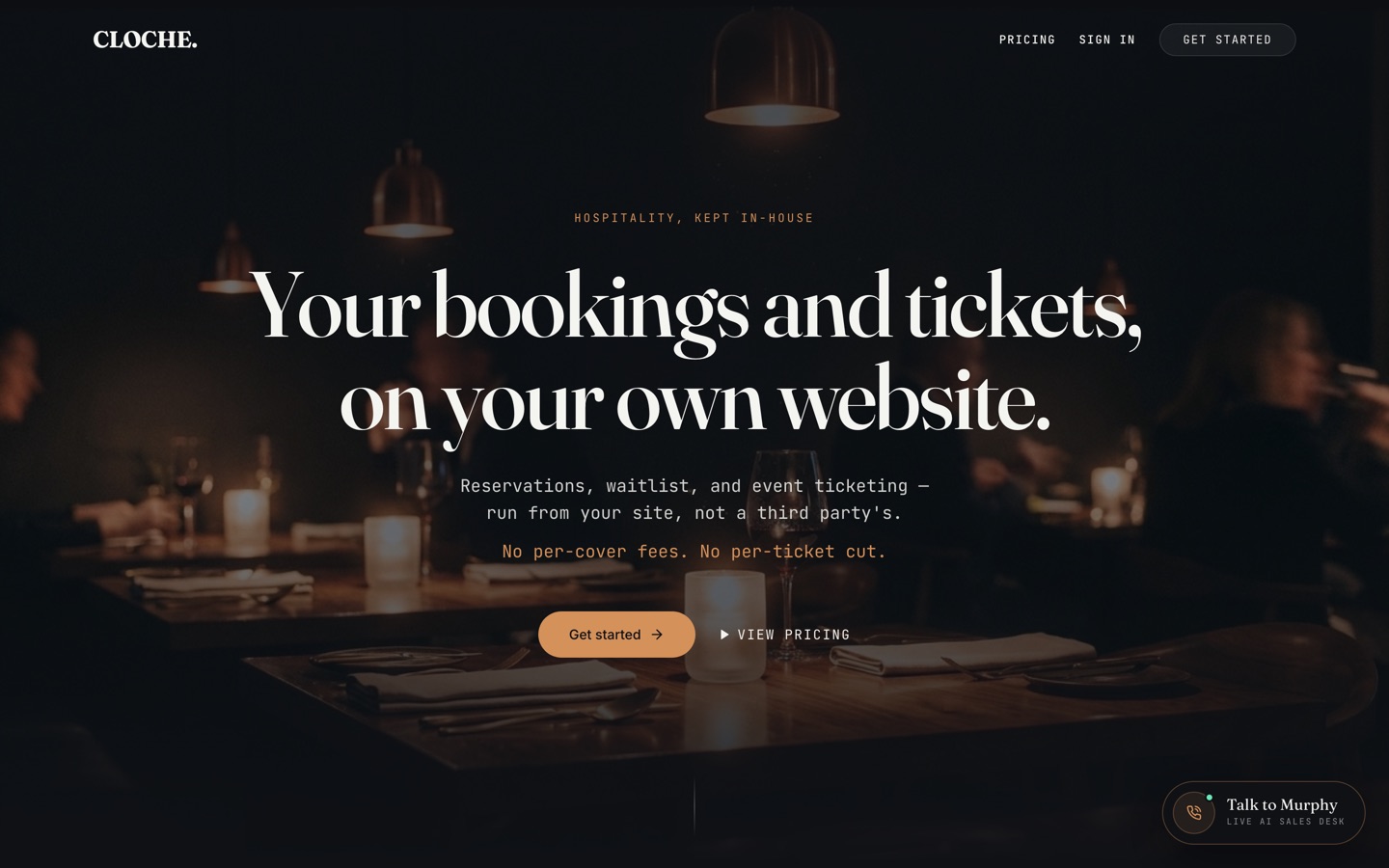 Cloche — the live product at clocheos.com